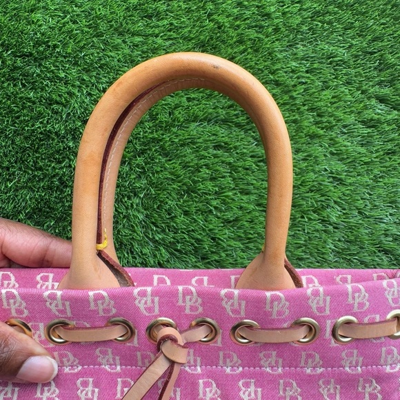 Dooney & Bourke Small Tulip Tassel Tote in Pink - Picture 8 of 12